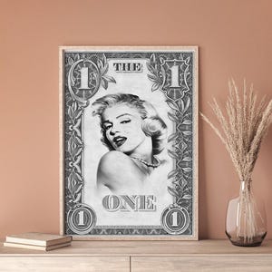Marilyn Monroe Poster, Black and White, Vintage Photography, Fashion Print, Old Hollywood Decor, Printable Wall Art, Gifts, Digital Download