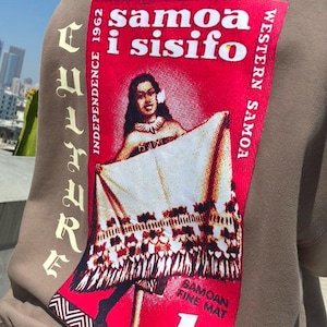 Samoan Culture Patch Hoodie | Heavyweight Cotton Blend Polynesian Streetwear (Aiga Pride)