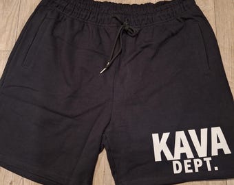 KAVA DEPT. Heavyweight Cotton Shorts | Streetwear Comfort Black Gray