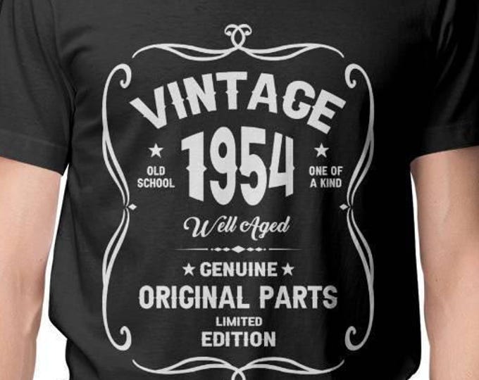 Birth Year T-Shirt | Vintage Style Tee for Birthday Celebration | Custom Year Design | Perfect Gift Idea for Him & Her