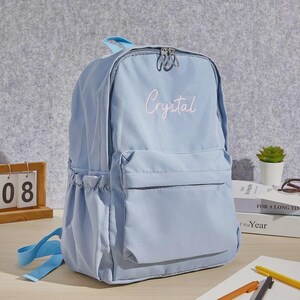 Sac à dos personnalisé avec prénom brodé pour enfants - Sac d'école personnalisé, cadeau de rentrée pour les enfants