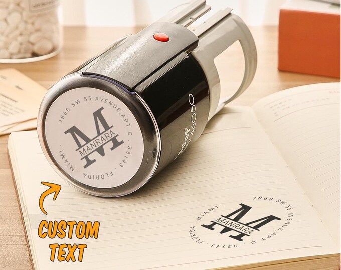 Family Address Stamp - Custom Self Inking Stamp for Weddings & Home - Personalized Return Address , Bridal Shower Gift