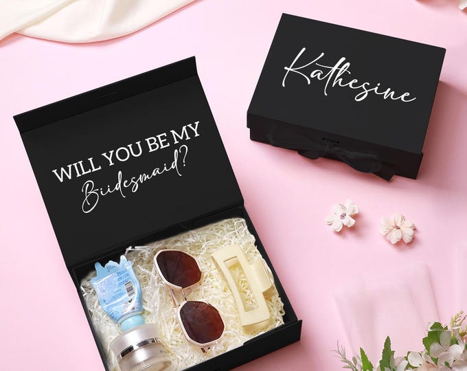 Bridesmaid Proposal Box | Custom Empty Box for Bridesmaid | Perfect Wedding Proposal Idea for Bridesmaids