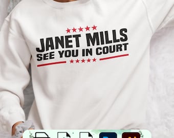 Janet Mills See You In Court Design (PNG, SVG, PDF)