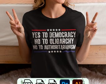 Democracy Political Protest Design (PNG SVG PDF)