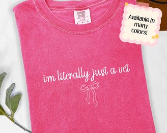 Comfort Colors Vet Tech Shirt, Animal Lover Gift