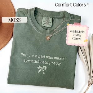 Spreadsheet Shirt, Funny Office Tee, Data Analyst Gift, Corporate Woman