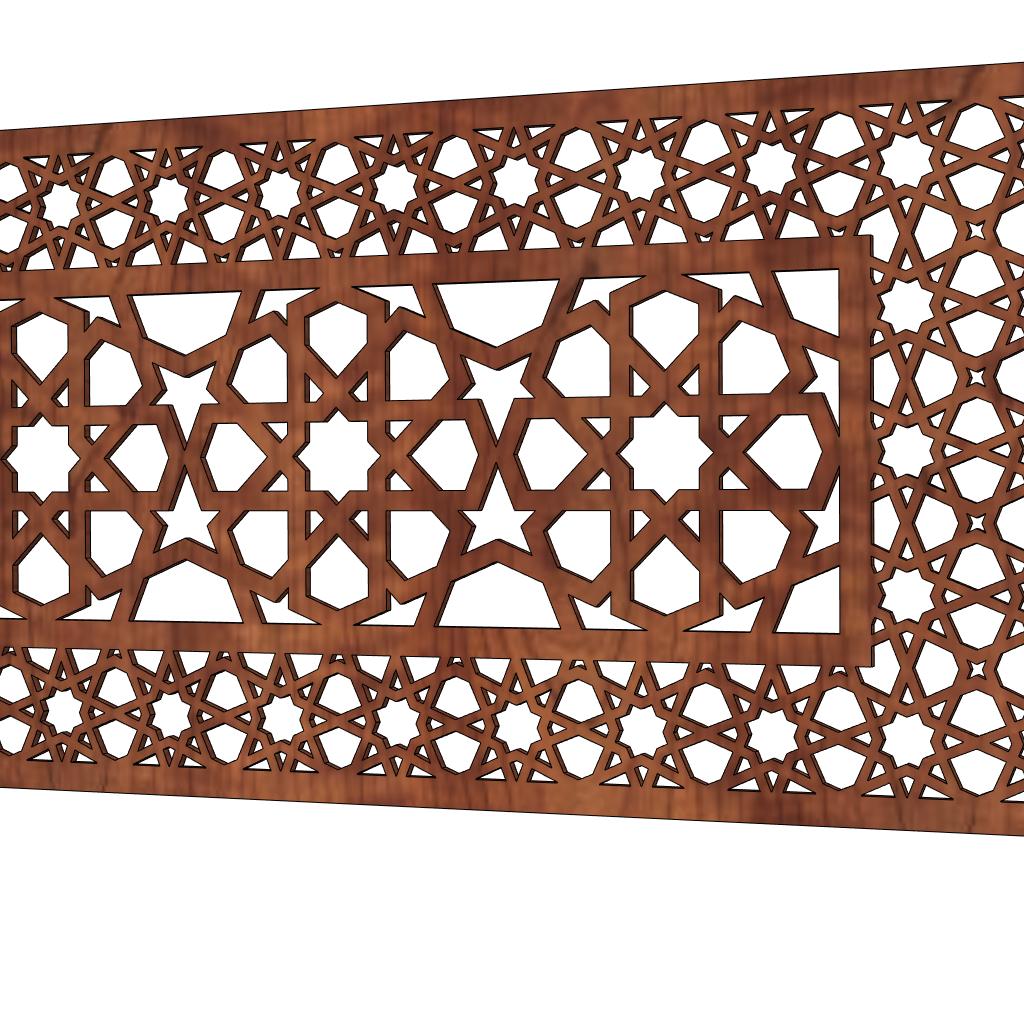 Rock Panel Cladding Islamic Pattern Islamic Geometric Wall Panel – 3D Arabesque Pattern (digital Download ...