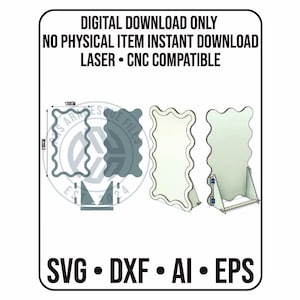 Toile de fond ondulée avec support pour fichier découpé au laser CNC | Affichage de l'événement (téléchargement numérique)