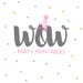 Wow Party Printables