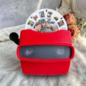 Zoekerreel aangepaste foto: gepersonaliseerd cadeau voor familieherinnering, custom view master