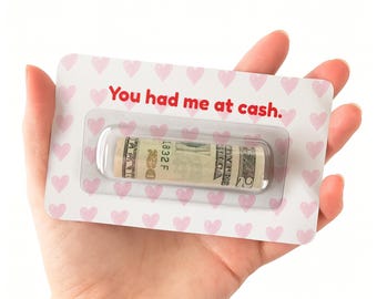 Funny Valentine Cash Gift Card Holder, Financial Support