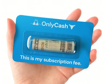 Funny "Subscription Fee" Cash Gift Card Holder - Gag Gift