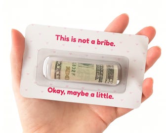 Funny Money Gift Card Holder, Valentine's Day Cash Gift