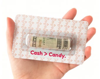 Funny Valentine's Day Money Holder Card, Cash Gift for Couples