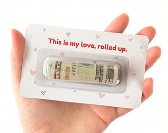 Funny Valentine Money Holder Card, Cash Gift for Couples
