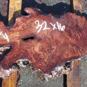 Live Edge Redwood Burl Slab | Diy | Et-05