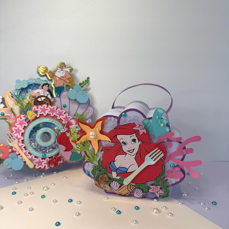 Little Mermaid Ariel Birthday Treat Box – Mermaid Princess Party Favor ...