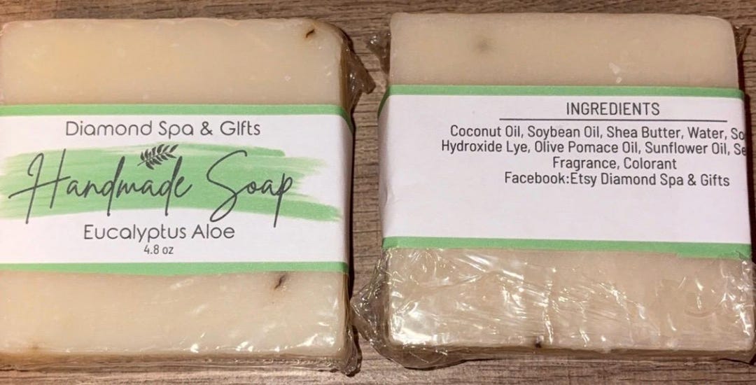 Eucalyptus Aloe Handmade Soap Bar - Etsy
