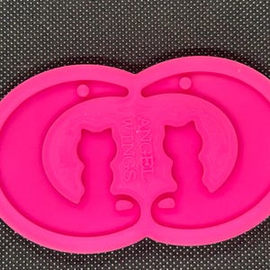 cat on moon silicone resin or soap mold