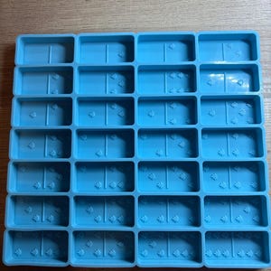 dominoes silicone resin mold
