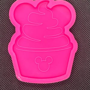 Mouse ice cream cup silicone resin or soap mold