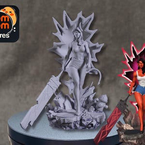 Malevola Resin Model Kit 75mm Scale - Dispatch | UNPAINTED | NomNom Figures