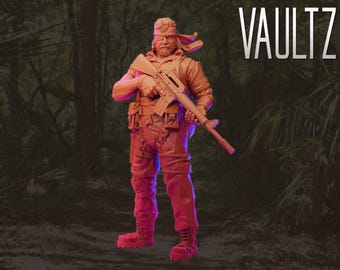 Venom Snake Resin Tabletop Miniature/Figurine 32mm/75mm - Metal Gear Solid | VaultZ