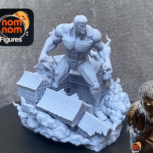 Armored Titan Resin Model Kit 75mm Scale - Attack on Titan | UNPAINTED | NomNom Figures