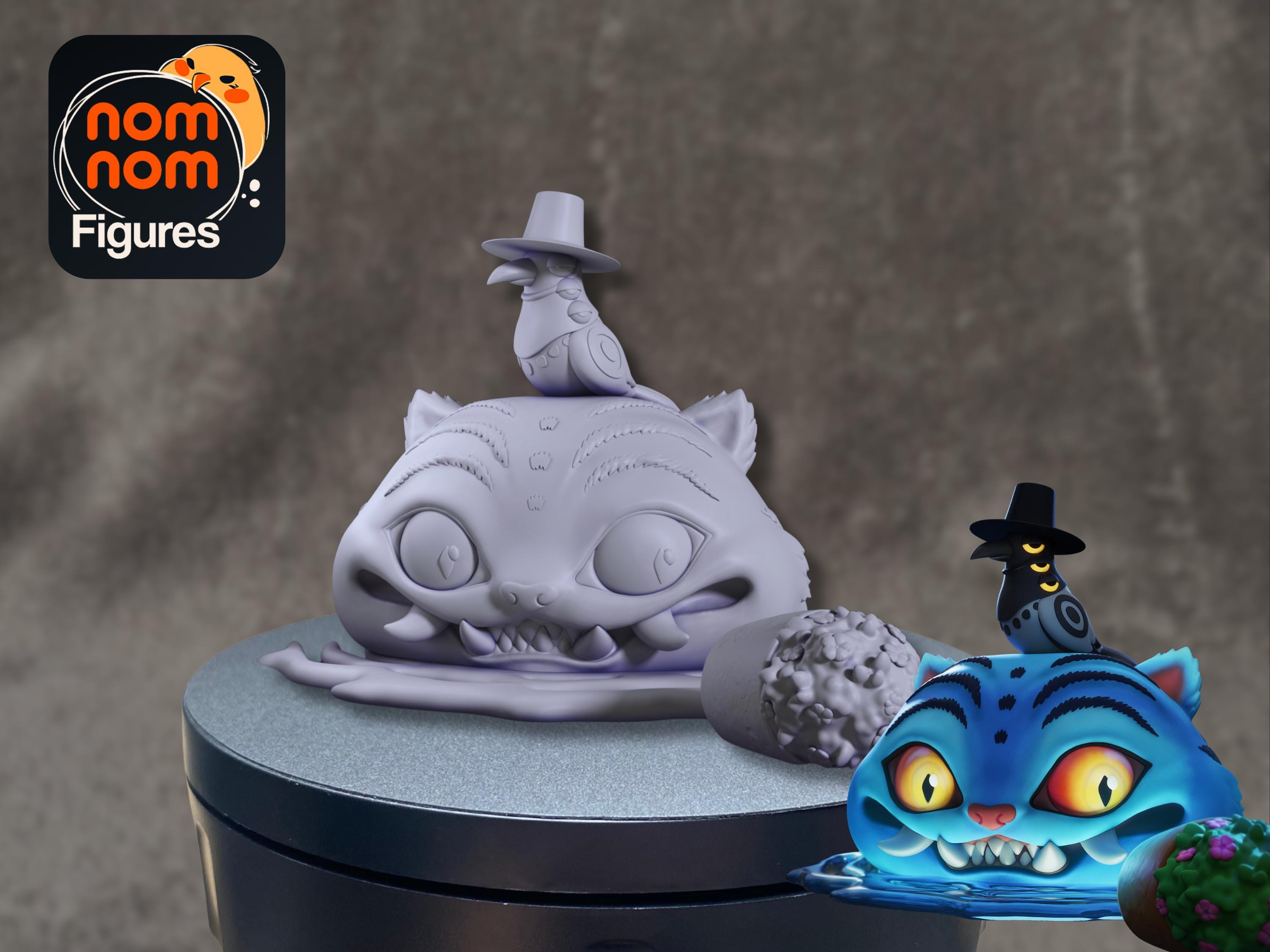 Derpy Tiger & Magpie Resin Model Kit - Kpop Demon Hunters | Nomnom