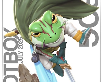 カエル - クロノトリガー | 14K | 1:10 スケール | 3D プリント