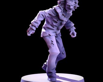 Zombie Circus Clown Tabletop Miniature -  | VaultZ