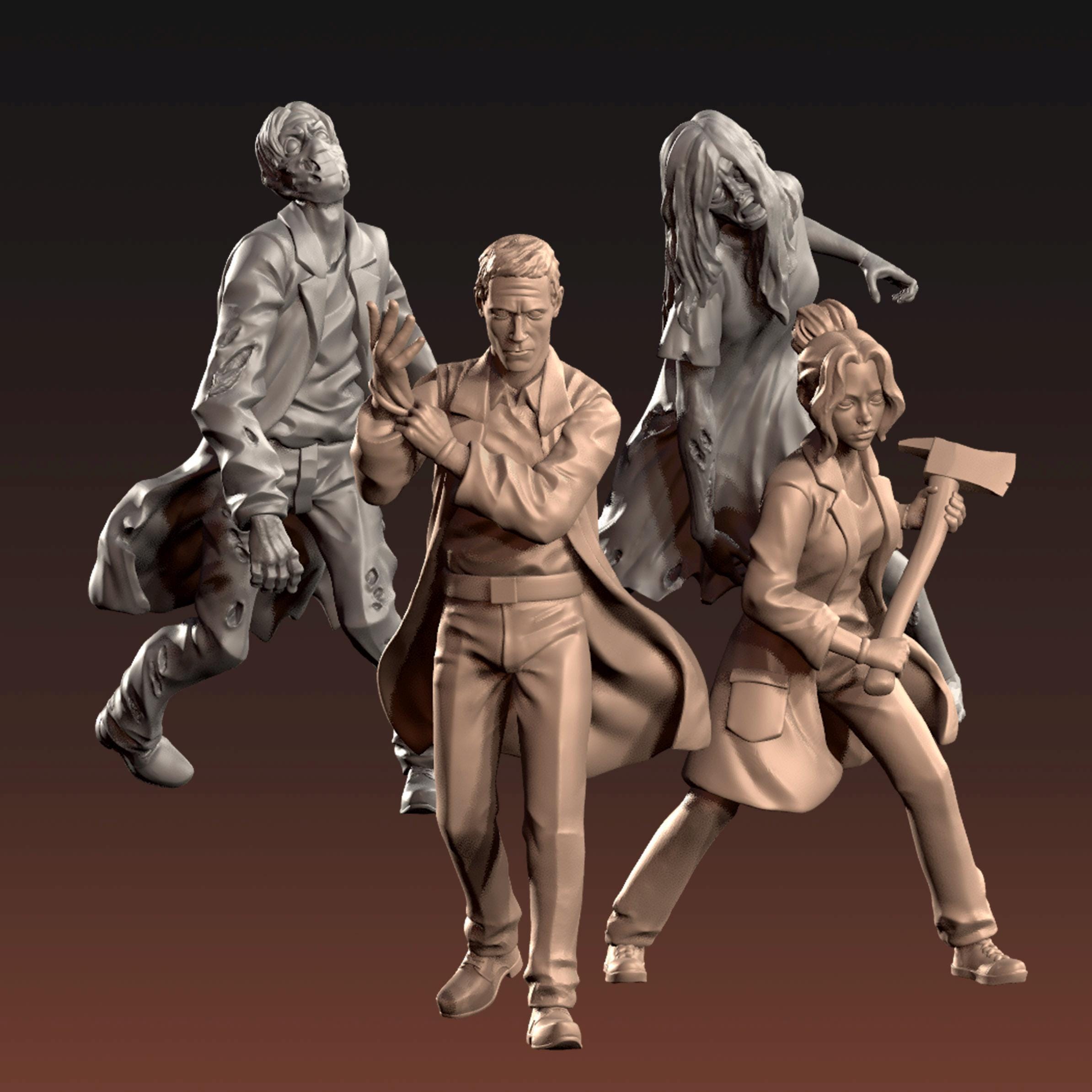 Hospital Zombies & Survivors Tabletop Miniature - Zombicide | VaultZ