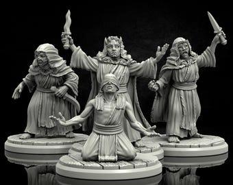 Cultists Resin Miniatures - Twilight of The Cursed Moon by Adaevy Creations