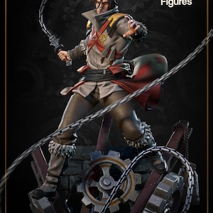 Trevor Belmont Resin Model Kit - Castlevania | 75mm, 1/10, Bust| UNPAINTED | NomNom Figures