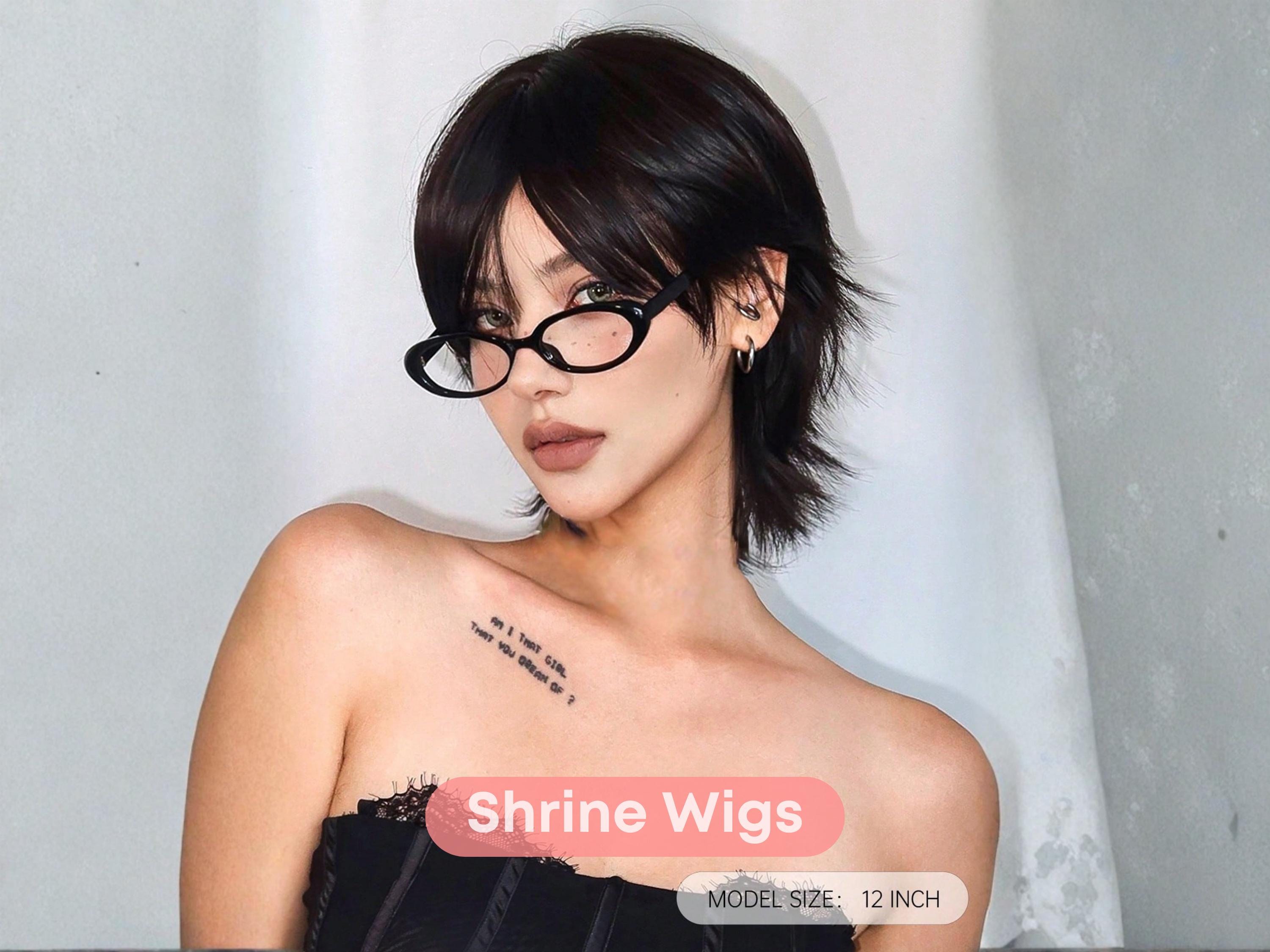 Shaggy Layered Synthetic Wig with Bangs Shoulder Length Y2K Chic Shag Wig for sale - eBay main image 3