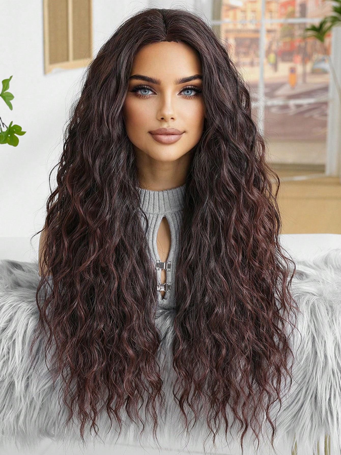 BROWN Long Layers of Soft Sexy Curls 28\