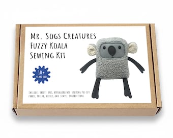 Fuzzy Koala DIY Plush Sewing Kit