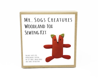 Woodland Fox Plush Toy Sewing DIY Kit