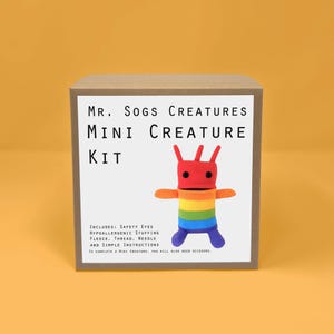 Mini Creature Plush Sewing Kit - Rainbow - Learn to Sew