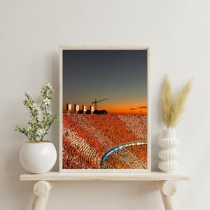 Tennessee Volunteers Print- Neyland Stadium Game Day Wall Decor
