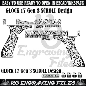 Glock 17 génération 3 Scroll DESIGN svg