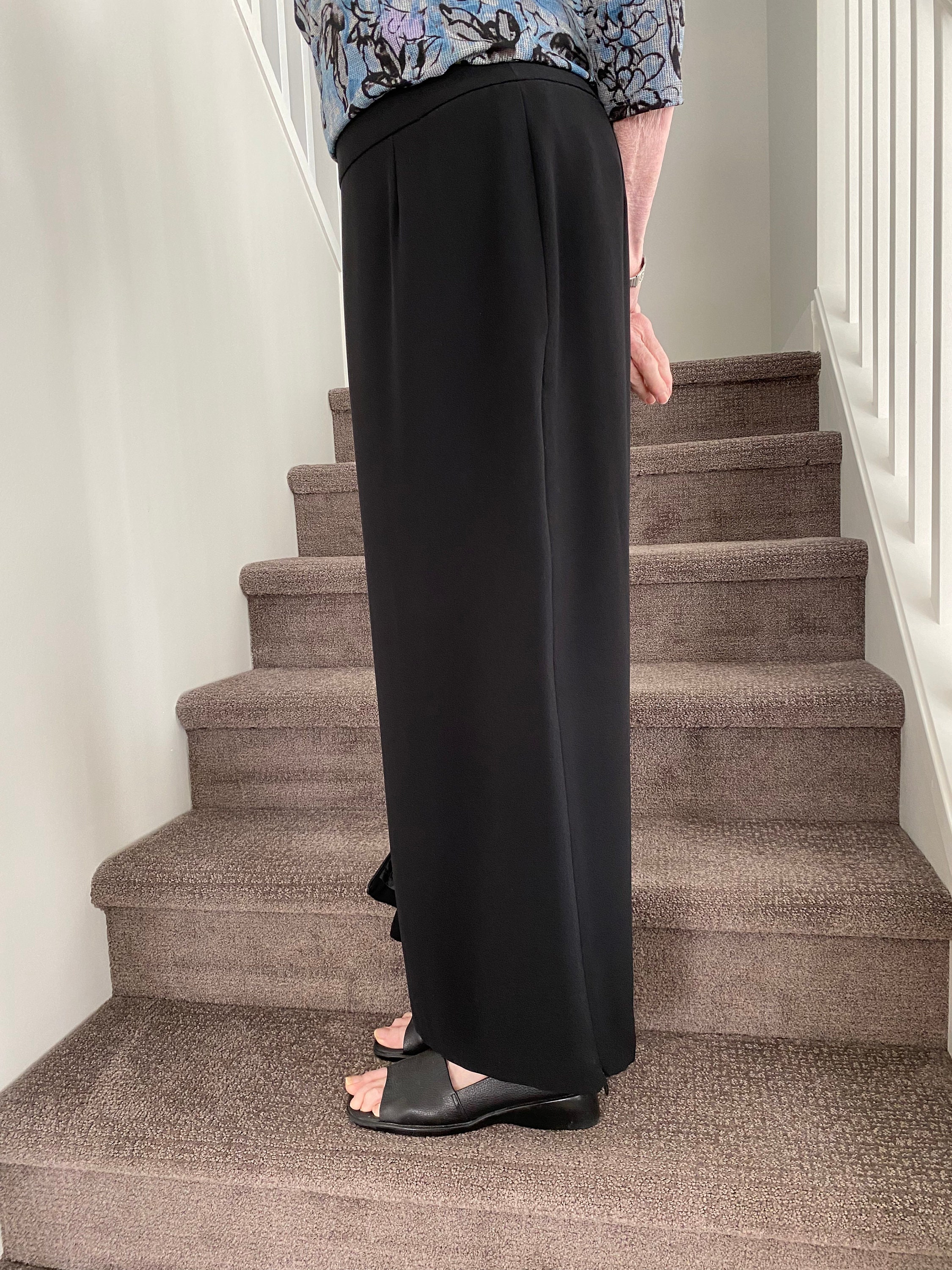 Louben Black Pants Vintage - Etsy