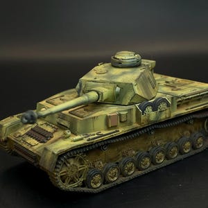 Panzer IV Ausf. H 1:56 scale Bolt Action miniature. Highquality resin print, professionally painted. Wargaming inm28 mm. Achtung Panzer tank