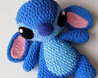 Stitch Crochet Pajama Pattern PDF – Amigurumi Plush Toy Tutorial – Digital Download in English, Spanish, français, Italian & Turkish