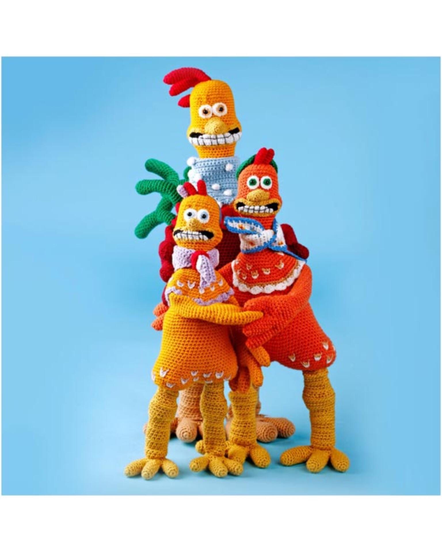 Chicken Run Crochet Pattern PDF – Amigurumi Movie Character Pattern, Digital Download, DIY Handmade Gift