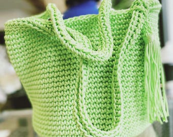 PDF Crochet Bag Pattern – Beginner Friendly with Step-by-Step Instructions and Detailed Photos reusable raffia bag