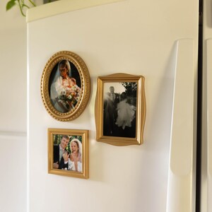 Marcos de fotos magnéticos, juego de 3 piezas para galería imagen 3