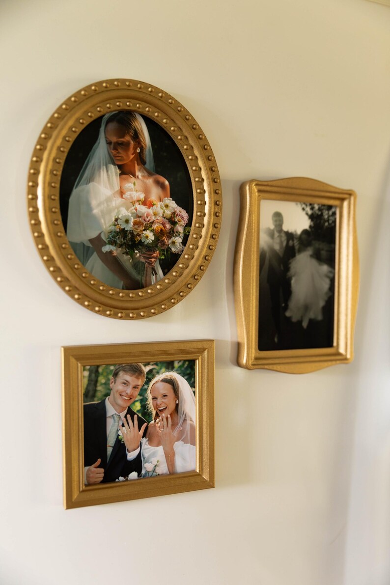 Marcos de fotos magnéticos, juego de 3 piezas para galería imagen 4