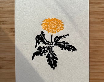 Dandelion | Handmade | Original Print